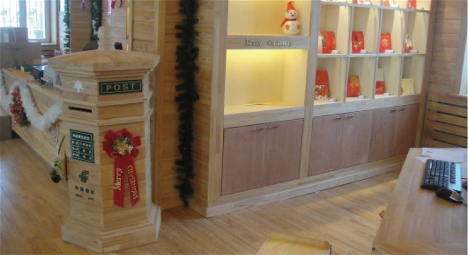 中国北极村圣诞邮局室内外装饰工程