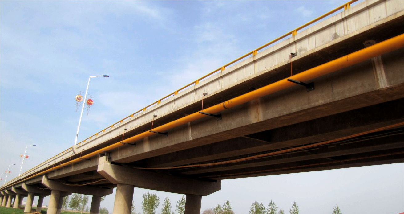 陕西渭南渭河大桥随桥敷设燃气管道工程