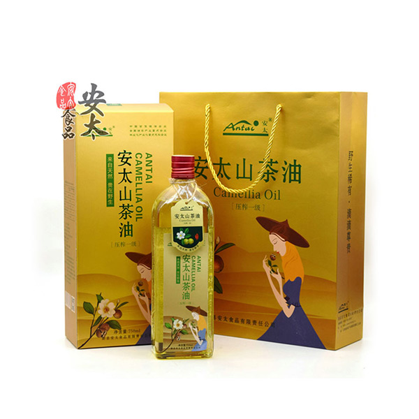 安太山茶油750ml×2禮盒裝