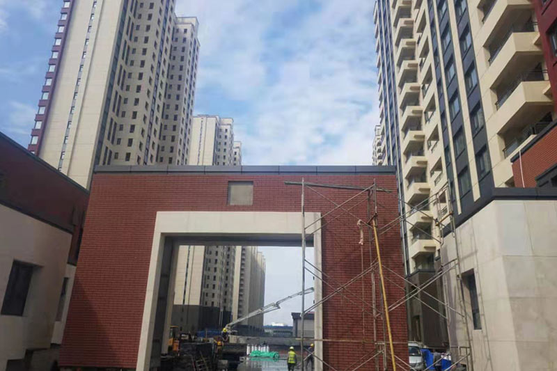 嘉惠燕京府 靜壓樁機施工 2018年 