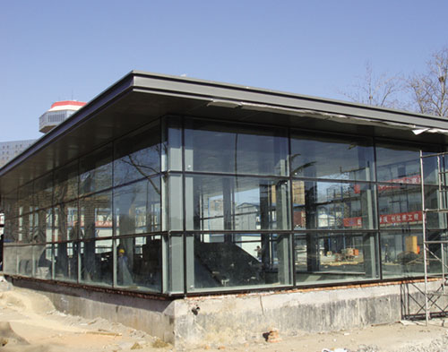 北京地铁十号线农展馆站钢结构工程