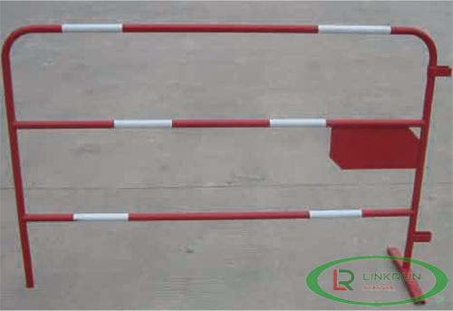 Red barrier with Reflective Board