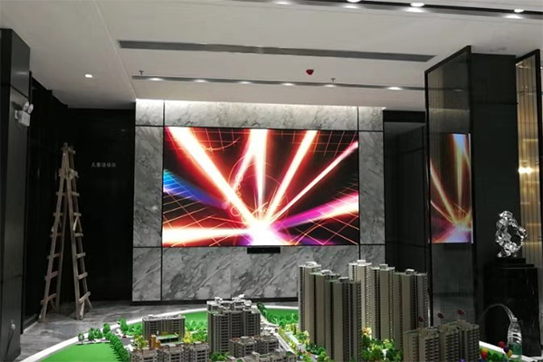 廣州順豐翠園樓盤室內高清P1.86全彩LED顯示屏 
