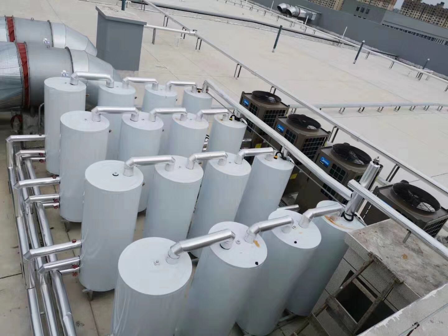 泉州中国移动公司宿舍楼空气能热水工程