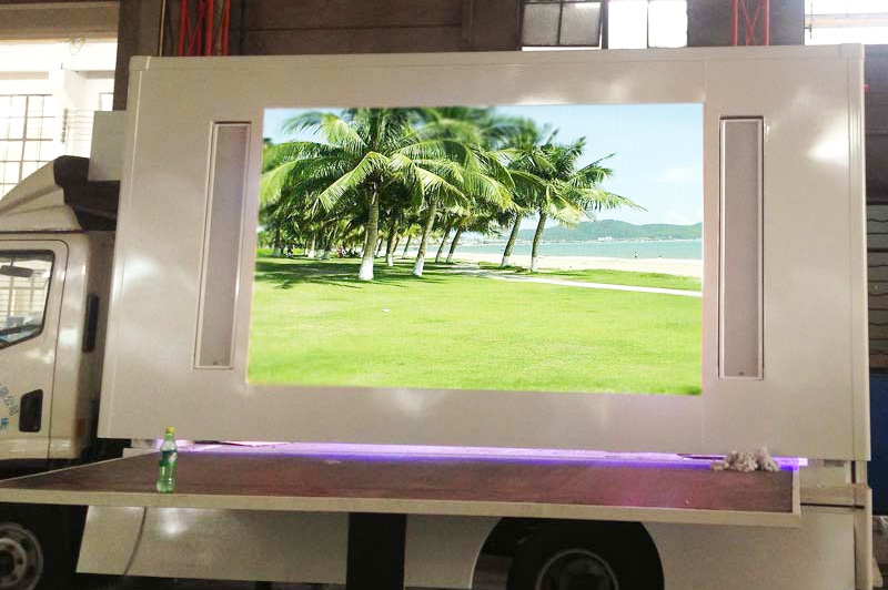 奔馳車PH6戶外傳媒車LED顯示屏 