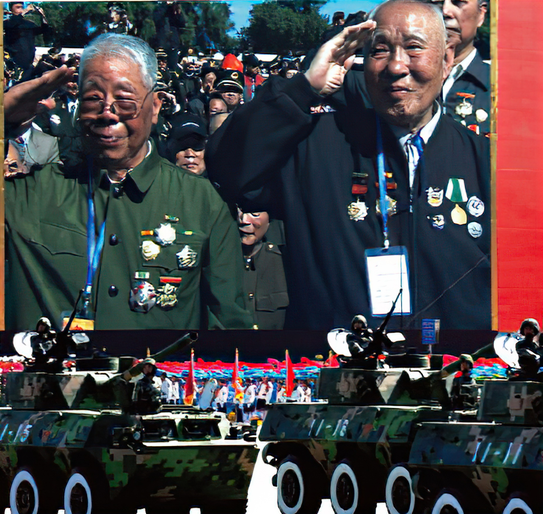 新中国成立50、60、70周年阅兵仪式?3
